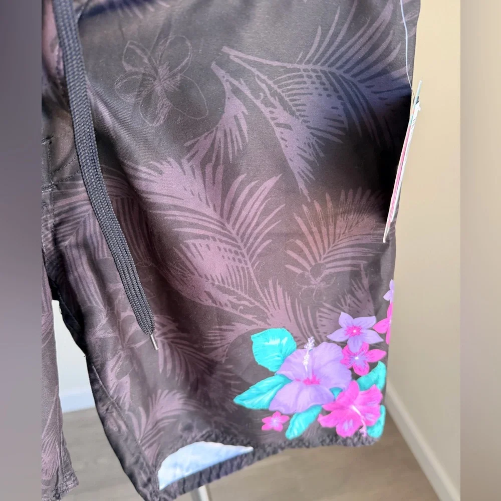 burnside black floral